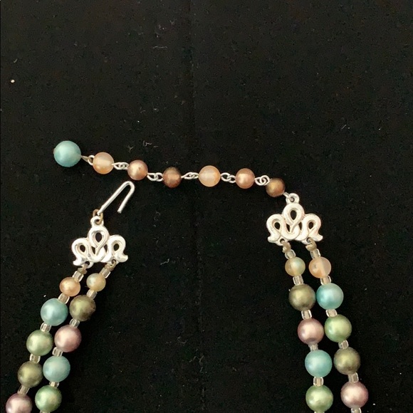 Vintage Japan two strand beaded necklace - Picture 5 of 5